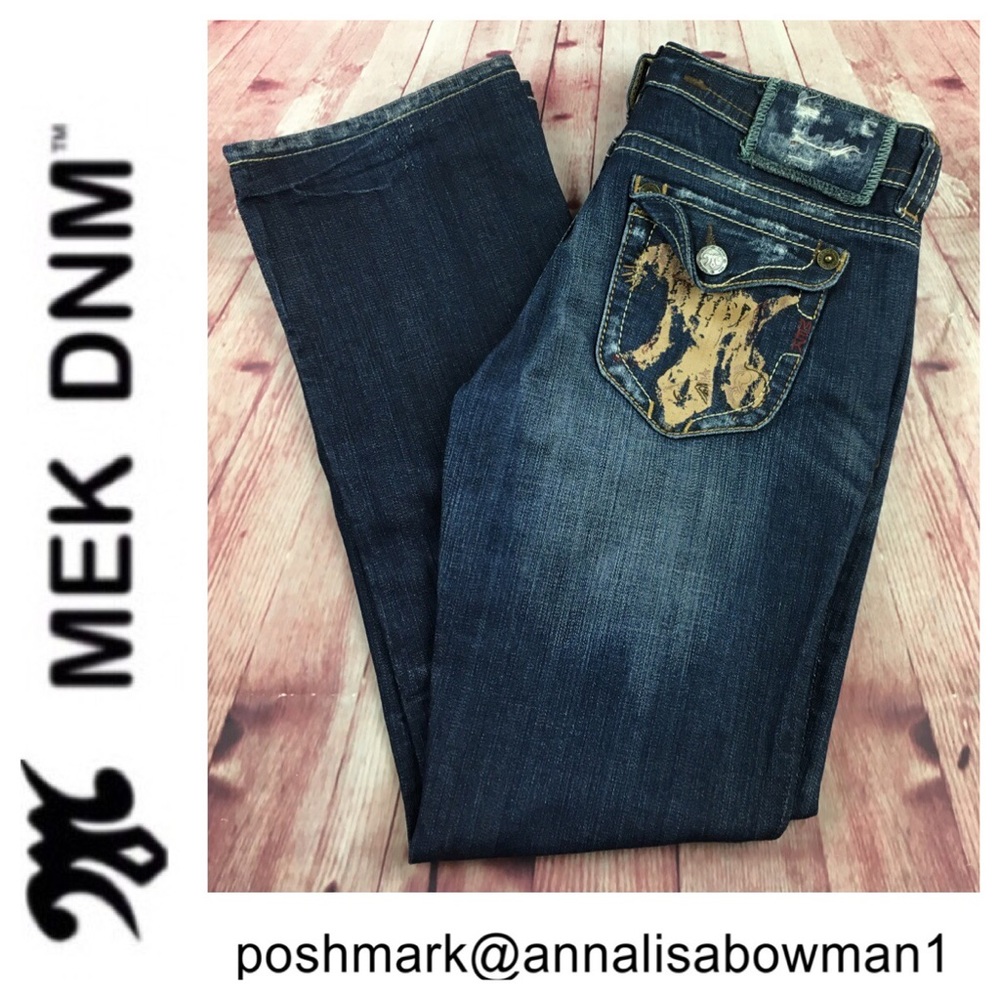 💙MEK DENIM Santiago Straight Leg denim jean sz 29